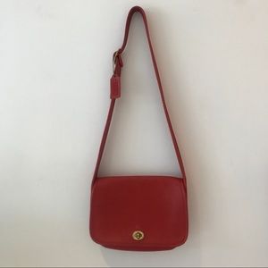 Vintage Cherry Red Coach Bag *PRICE FIRM*